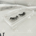 Clear Acrylic Eyelash Storage Case With LED Light Rectangle Branding Lash Box With Own Logo 5DS